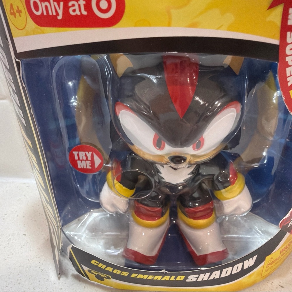 Goo Jit Zu Sonic the Hedgehog Stretchy Heroes - Chaos Emerald Shadow NEW - Picture 2 of 5